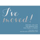 Wedgewood I've Moved Foil Stamped Moving Announcements Image 3 of 5